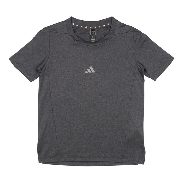 
                    ジュニア 半袖機能Tシャツ U TI エアロレディ ヘザー Tシャツ IR6213 （ブラック/グレースリー/グレーシックス）