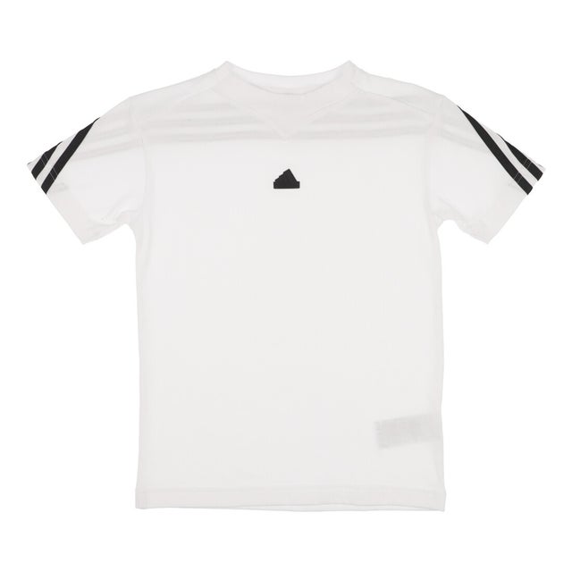 
                    ジュニア 半袖Tシャツ フューチャーアイコン スリーストライプス 半袖Tシャツ HR6309 （ホワイト/ブラック）