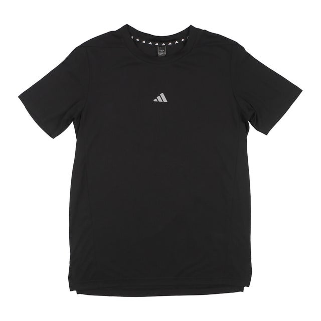 
                    ジュニア 半袖機能Tシャツ U TI Tシャツ IR6464 （ブラック/リフレクティブシルバー）