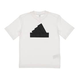 ジュニア 半袖Tシャツ フューチャーアイコン ロゴ ピケ半袖Tシャツ IK9328 （ホワイト/ブラック）