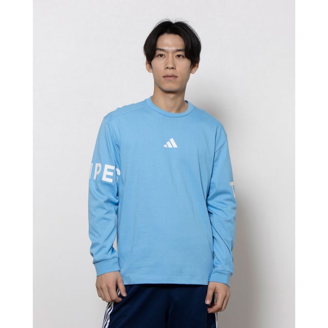 メンズ 長袖Tシャツ M WORD LS Tシャツ JM2078 （セミブルーバースト）