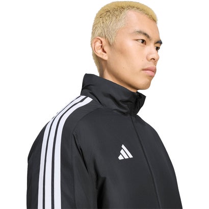 アディダス マストハブ スリーストライプス ルーズフィット 中わた入り フルジップジャケット(ブラック)｜詳細画像