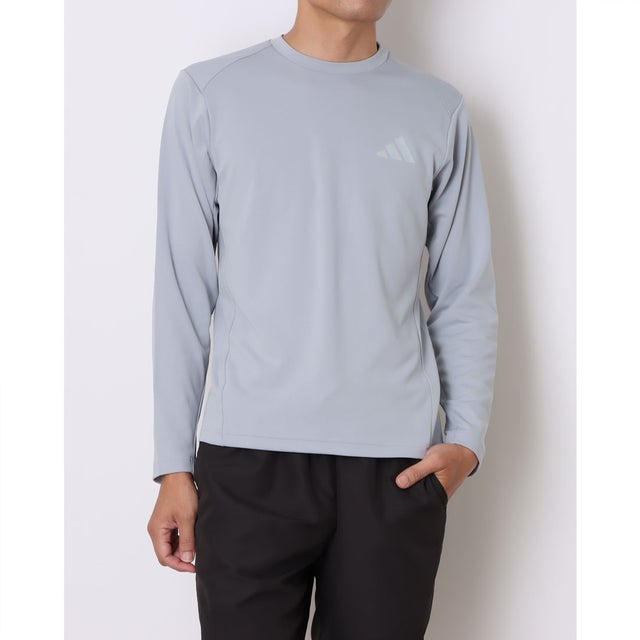 メンズ 長袖機能Tシャツ M カラット L/S Tシャツ KU8509 （ヘイローシルバー）