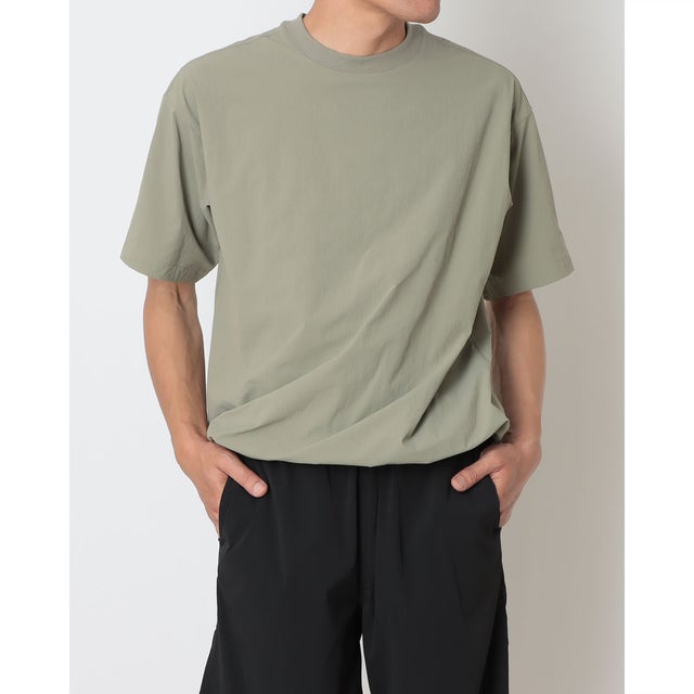 メンズ 半袖Tシャツ クール フィーリング ルーズフィット トロピカル グラフィック Tシャツ 半袖 KY6321 （シルバーペブル）