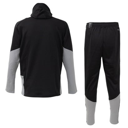 アディダス TIRO26 コンペティション ウィンタライズドトップ&ウィンタライズドパンツ(ブラック×ブラック)｜詳細画像