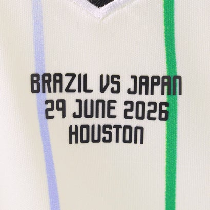 アディダス サッカー日本代表 2026 アウェイ レプリカ ユニフォーム #26.塩貝健人【対戦国マーク vsブラジル】｜詳細画像
