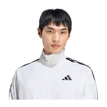 アディダス adidas マストハブ スリーストライプス 起毛トリコット裏地 フルジップジャケット  DVL44 （KW3356 ホワイト）｜詳細画像