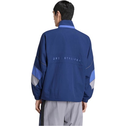 アディダス adidas アディダス adidas ブランド ラブ ルーズフィット メッシュライニング ウーブンジャケット  TJ610 （KV5889 ダークブルー/デュア）｜詳細画像