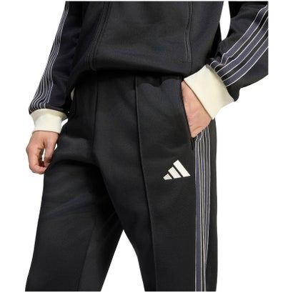アディダス adidas スタジアム レギュラーフィット ピケ フルレングス オープンヘム トラックパンツ  DK274 （KV5918 ブラック）｜詳細画像