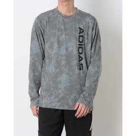 メンズ 長袖機能Tシャツ M TRN L/S Tシャツ LF3560 （グレーフォー）