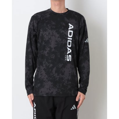 メンズ 長袖機能Tシャツ M TRN L/S Tシャツ LF3558 （ブラック）｜詳細画像