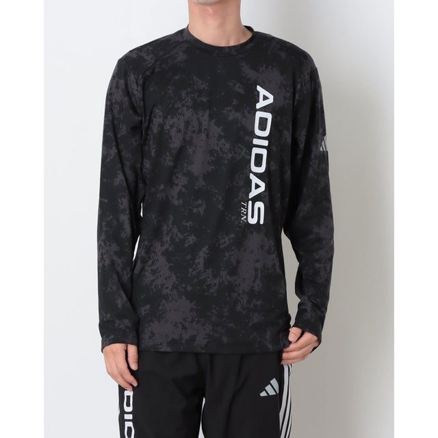 メンズ 長袖機能Tシャツ M TRN L/S Tシャツ LF3558 （ブラック）