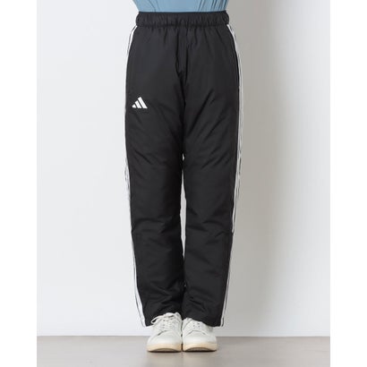 メンズ 中綿パンツ マストハブス スリーストライプス 中わた入り オープンヘムパンツ KW3369 （ブラック）｜詳細画像