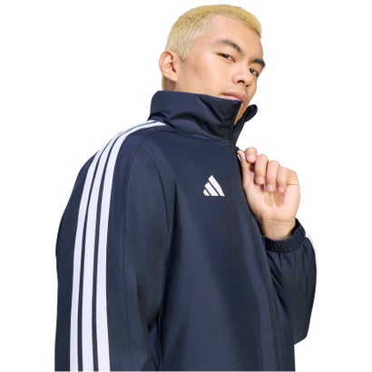 アディダス adidas マストハブ スリーストライプス ルーズフィット 中わた入り フルジップジャケット メンズ 男性 長袖 上着 羽織 （KW3361 ブラック）｜詳細画像