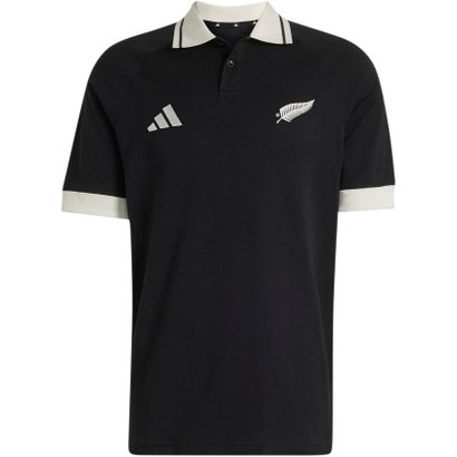 アディダス adidas ニュージーランドラグビー レジャーウェア ポロシャツ  ZR630 （KQ8185 ブラック/オフホワイ）｜詳細画像