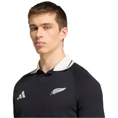 アディダス adidas ニュージーランドラグビー レジャーウェア ポロシャツ  ZR630 （KQ8185 ブラック/オフホワイ）｜詳細画像