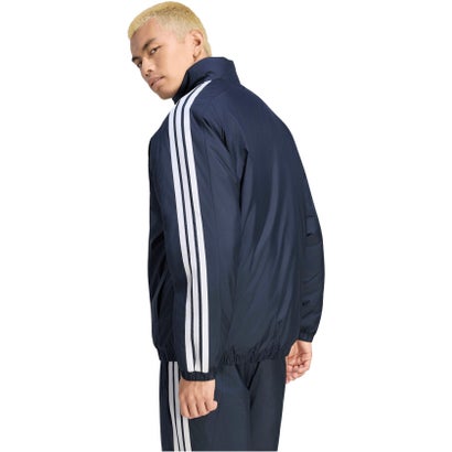 アディダス adidas マストハブ スリーストライプス ルーズフィット 中わた入り フルジップジャケット メンズ 男性 長袖 上着 羽織 （KW3362 レジェンドインク）｜詳細画像