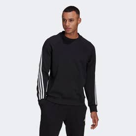 スポーツウェア 3ストライプス スウェットシャツ /  Sportswear 3-Stripes Sweatshirt （ブラック）