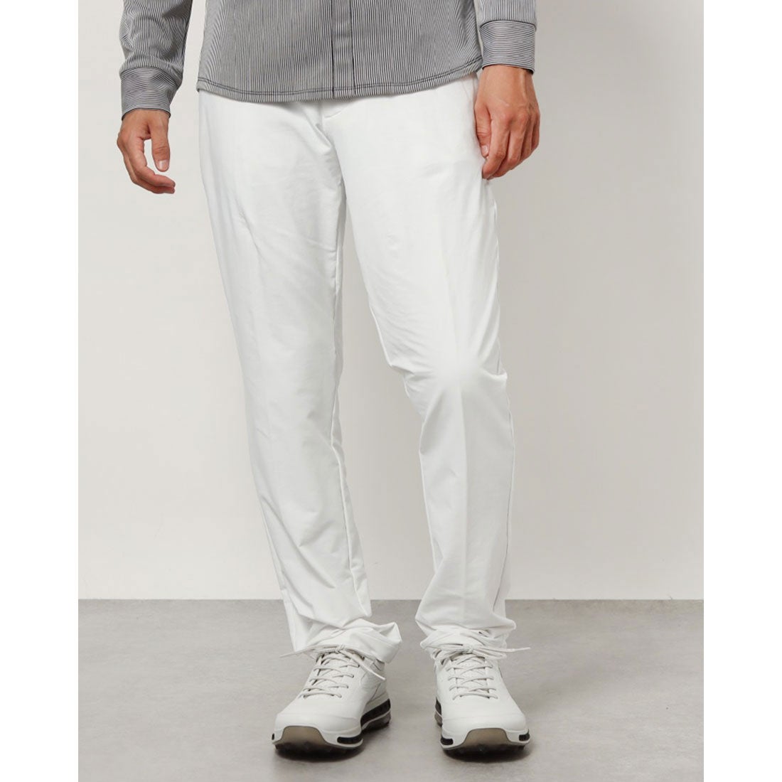  EX STRETCH ACTIVE ホワイトパンツ アディダス adidas メンズ ゴルフ ロングパンツ EX STRETCH ACTIVE