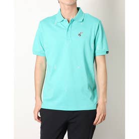 メンズ ゴルフ 半袖シャツ PLAY GREEN モノグラム半袖ポロシャツ HA0187 （他）