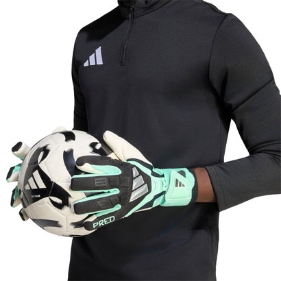 アディダス プレデター GKグローブ プロ ストラップ(ブラック×グリーン×シルバー)｜詳細画像