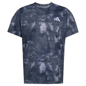 ADI365 ランニング アニマル柄プリント アイコニック Tシャツ メンズ 男性 ランニングウェア 半袖T トップス レ （KG1341 スレート/オーロラオ）