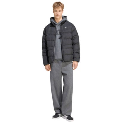 アディダス adidas エッセンシャルズ パッカブル インサレーション ジャケット メンズ 男性 アウター 上着 軽量 撥水 防風 ルーズフ （KS7700 オーロラオニキス）｜詳細画像