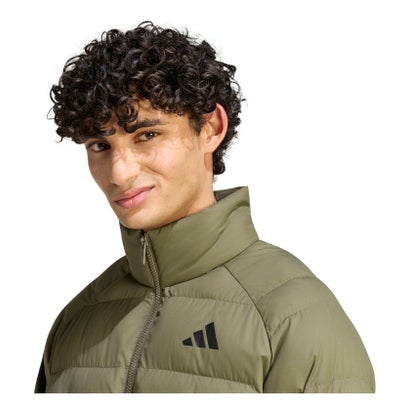 アディダス adidas エッセンシャルズ パッカブル インサレーション ジャケット メンズ 男性 アウター 上着 軽量 撥水 防風 ルーズフ （KS7700 オーロラオニキス）｜詳細画像