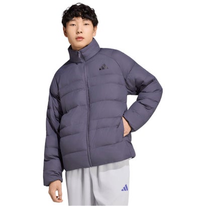 アディダス adidas エッセンシャルズ パッカブル インサレーション ジャケット メンズ 男性 アウター 上着 軽量 撥水 防風 ルーズフ （KS7700 オーロラオニキス）｜詳細画像