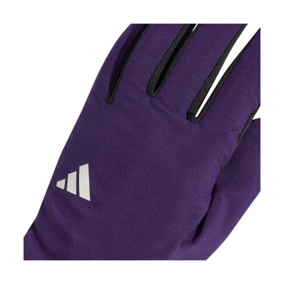アディダス adidas ベーシック フィット グローブ ユニセックス 手袋 軽量 フリース 防風 軽量 裏起毛 クライマウォーム スマートフ （KV6588 ダークブルー）｜詳細画像