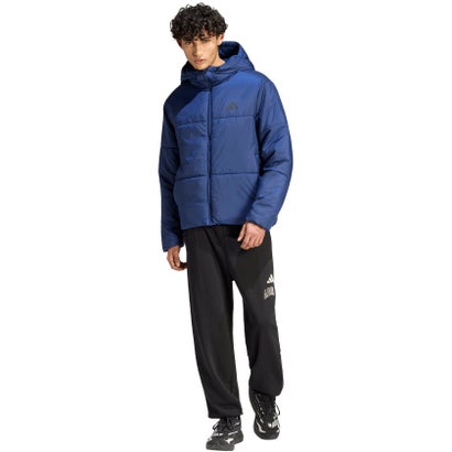 アディダス adidas エッセンシャルズ ハイロフト インサレーション パファージャケット メンズ 男性 アウター 上着 防寒着 保温性 （KS6446 ブラック）｜詳細画像