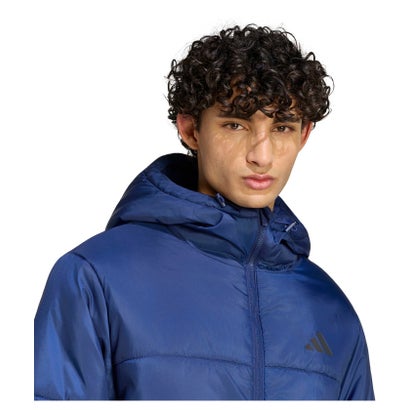 アディダス adidas エッセンシャルズ ハイロフト インサレーション パファージャケット メンズ 男性 アウター 上着 防寒着 保温性 （KS6449 ダークブルー）｜詳細画像