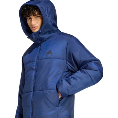 アディダス adidas エッセンシャルズ ハイロフト インサレーション パファージャケット メンズ 男性 アウター 上着 防寒着 保温性 （KS6449 ダークブルー）｜詳細画像