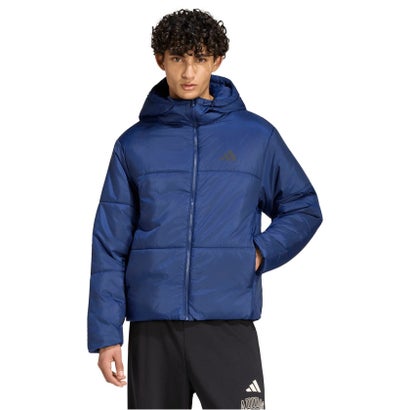 アディダス adidas エッセンシャルズ ハイロフト インサレーション パファージャケット メンズ 男性 アウター 上着 防寒着 保温性 （KS6449 ダークブルー）｜詳細画像