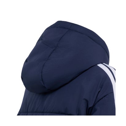 アディダス adidas キッズ エッセンシャルズ オーバーサイズフィット ロング 中わた入り フード付きコート ジュニア 子ども アウタ （KU6477 レジェンドインク）｜詳細画像