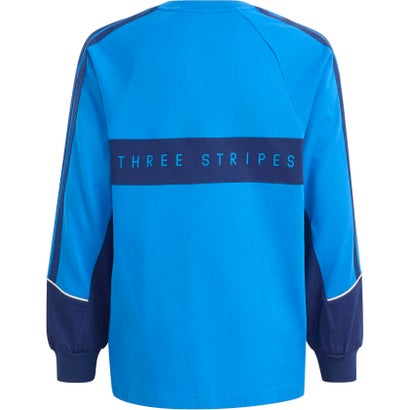アディダス adidas キッズ バービアージュ パック ルーズフィット シングルジャージー 長袖 T シャツ  M2343 （KU6540 ブライトロイヤル/ダ）｜詳細画像