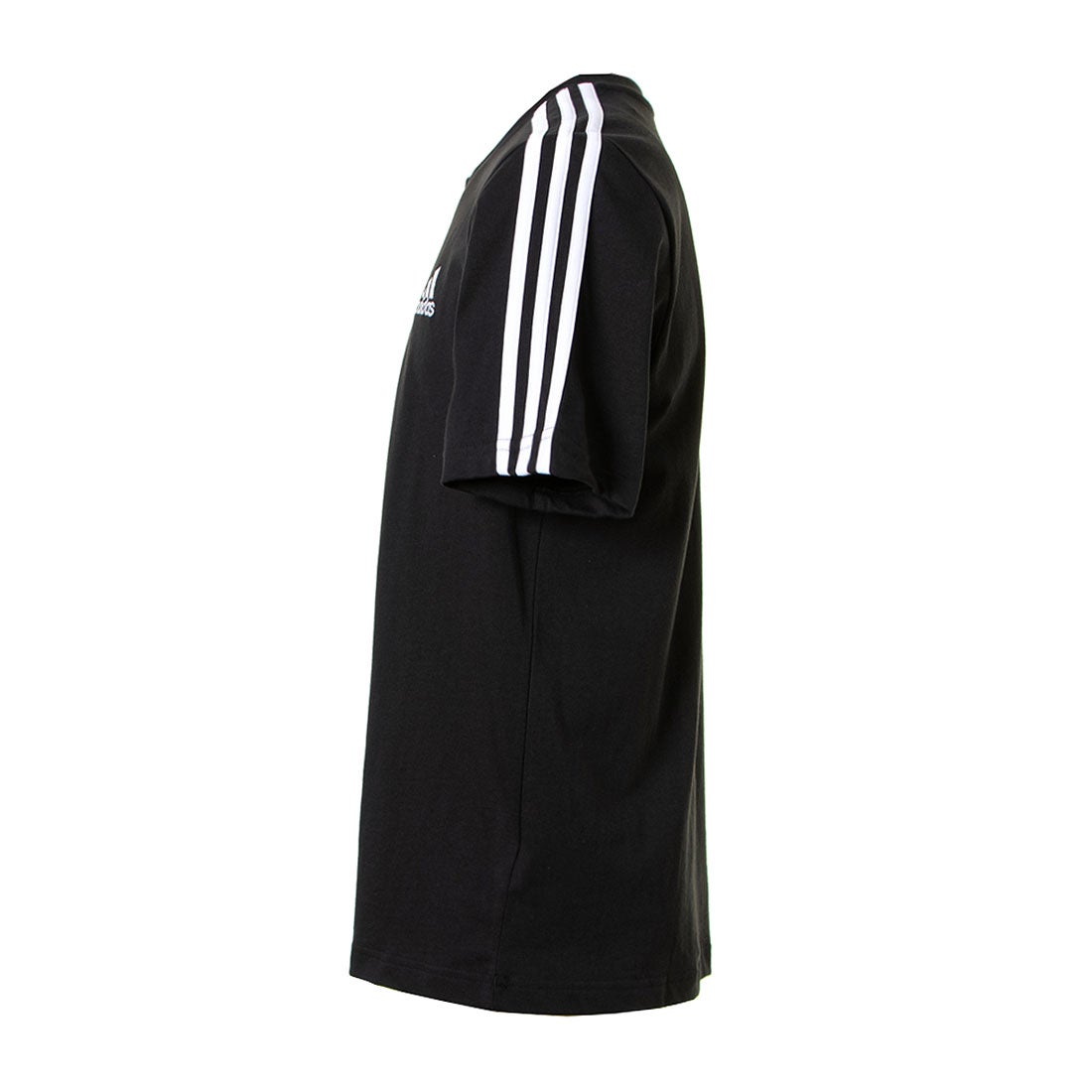  アディダス サッカー 半袖シャツ ブラック adidas アディダス エッセンシャルズ 3ストライプス 半袖Tシャツ