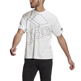ジャイアントロゴ 半袖Tシャツ（ジェンダーニュートラル）/ Giant Logo Tee (Gender Neutral) （ホワイト）