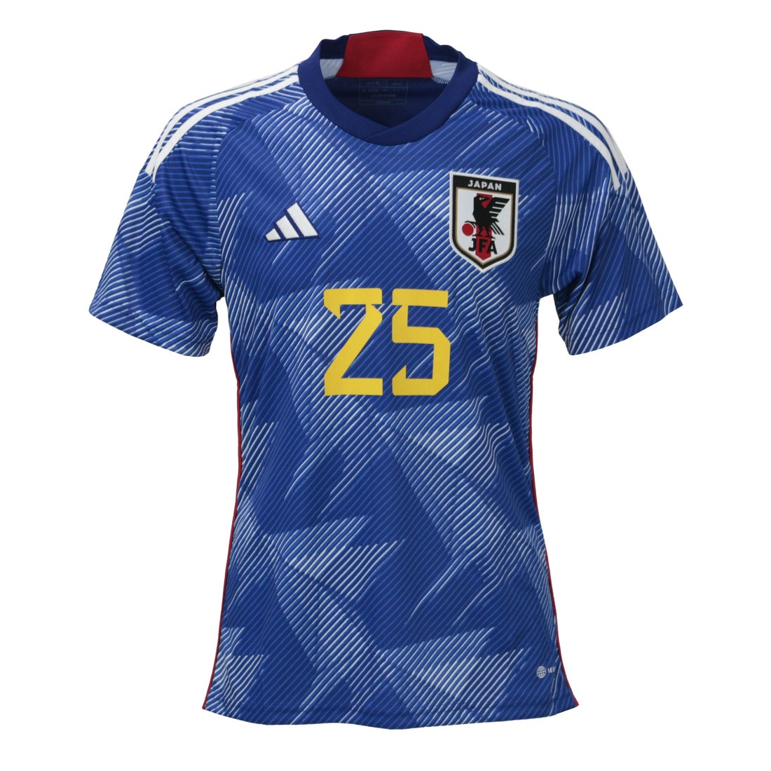 アディダス サッカー日本代表 2022 ホーム レプリカ ユニフォーム #25【オフィシャルマーク付き】