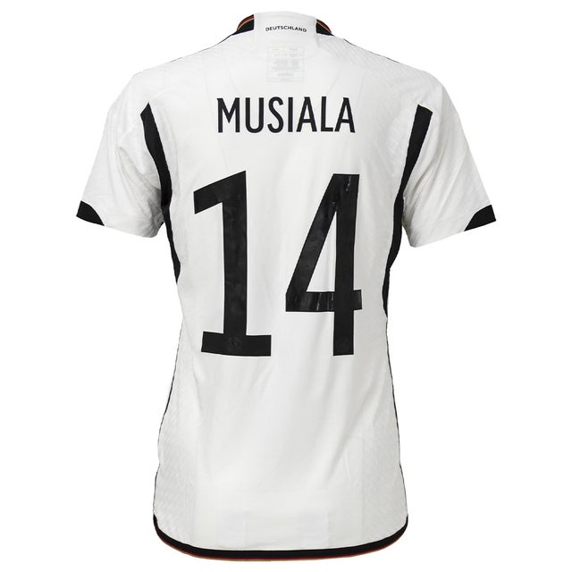 ドイツ代表 2022 ユニフォーム ホーム 半袖 オーセンティック #14.ムシアラ