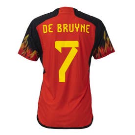 ベルギー代表 2022 ユニフォーム ホーム 半袖 オーセンティック #7.デ・ブライネ