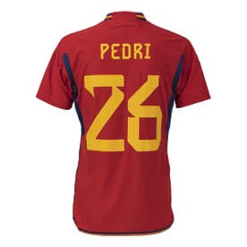 スペイン代表 2022 ユニフォーム ホーム 半袖 オーセンティック #26.ペドリ