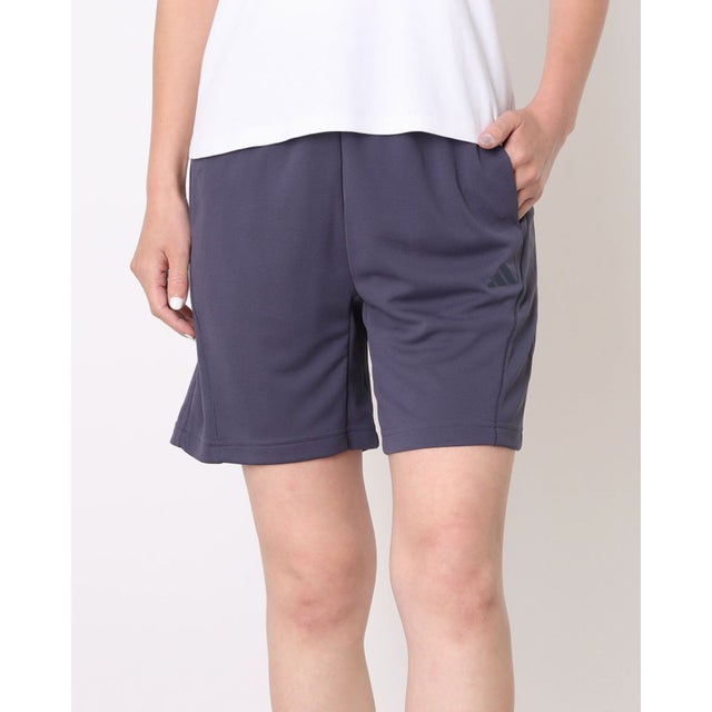 レディース フィットネス ショートパンツ トレーニング エッセンシャルズ プラス レギュラーフィット クールセンサー ショーツ KE9121 （シャドーネイビー）