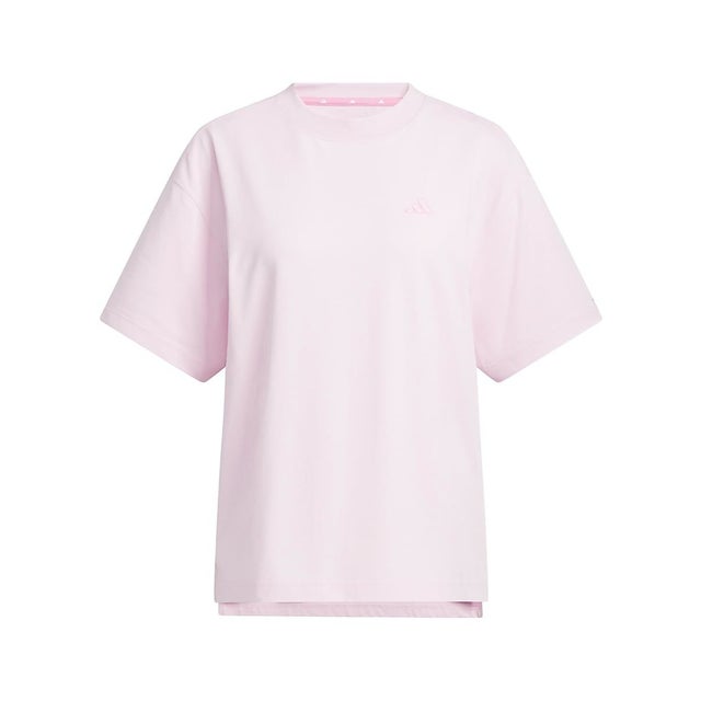 /レディス/W ESS+ SL Tシャツ （クリアピンク）
