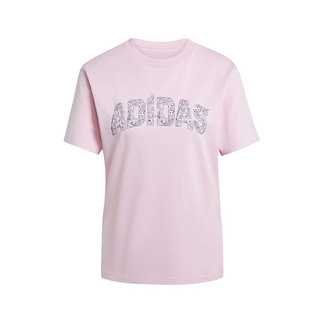 /レディス/W LOGO FLWR グラフィック Tシャツ （トゥルーピンク）