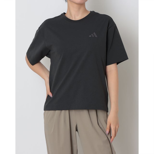 レディース 半袖Tシャツ EMO COOL NIGHT グラフィックTシャツ LD3225 （カーボン）
