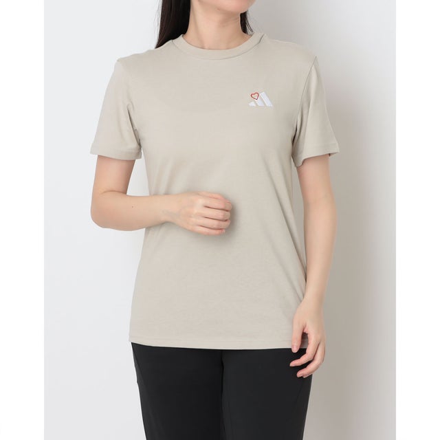 レディース 半袖Tシャツ エンブロイダリー パック レギュラー グラフィックTシャツ KT2737 （ワンダーアルミナ）