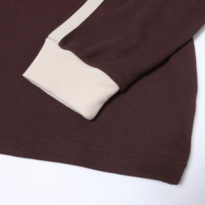 レディース 長袖Tシャツ W LUXA ワッフル LS Tシャツ AP LE5227 （シャドーブラウン/クリスタルリネン）｜詳細画像