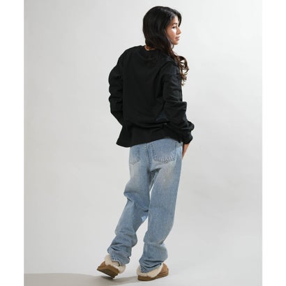 長袖 Tシャツ ロンT レディース シンプル W （WHITE）｜詳細画像