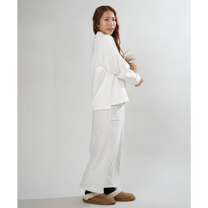長袖 Tシャツ ロンT レディース シンプル W （WHITE）｜詳細画像